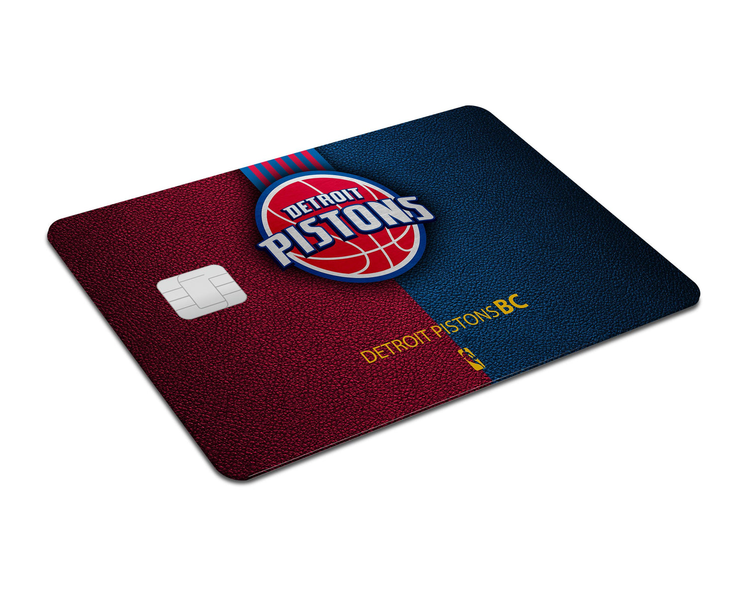 Flex Designs Credit Card Detroit Pistons Full Skins - Sports Basketball & Debit Card Skin