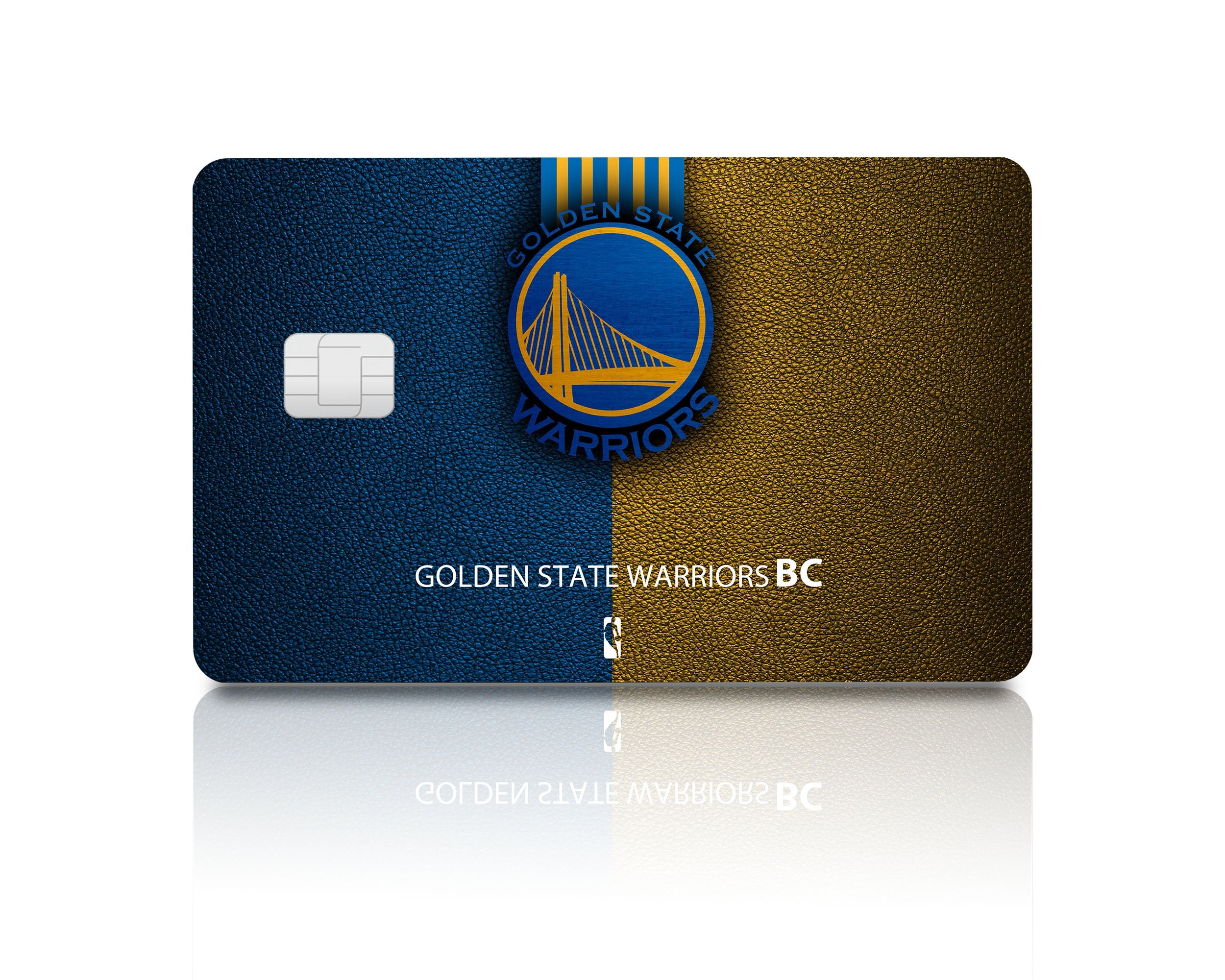 Credit Debit Card Skins | Cucu Covers - Customize Any Bank Card - 2022 NBA Champions: Golden State Warriors - Gold Ring, Full Cover / Large Chip