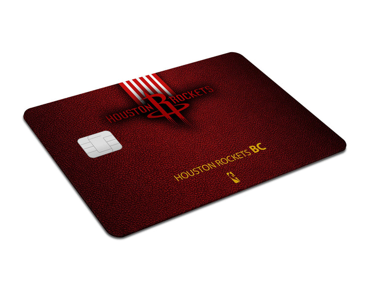 Flex Designs Credit Card Houston Rockets Full Skins - Sports Basketball & Debit Card Skin