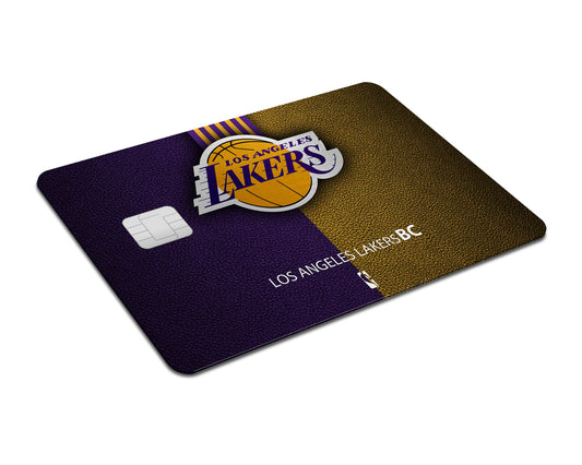 Flex Designs Credit Card Los Angeles Lakers Full Skins - Sports Basketball & Debit Card Skin