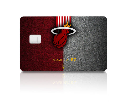 Flex Designs Credit Card Miami Heat Full Skins - Sports Basketball & Debit Card Skin