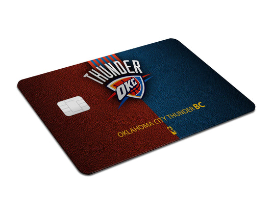 Flex Designs Credit Card Oklahoma City Thunder Full Skins - Sports Basketball & Debit Card Skin
