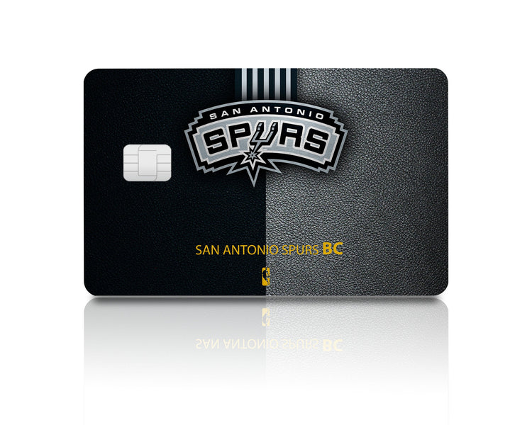Flex Designs Credit Card San Antonio Spurs Full Skins - Sports Basketball & Debit Card Skin